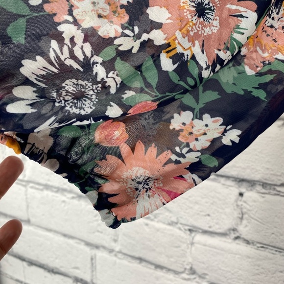 Zac & Rachel Floral Lace Boho Top size 2X - Picture 5 of 12